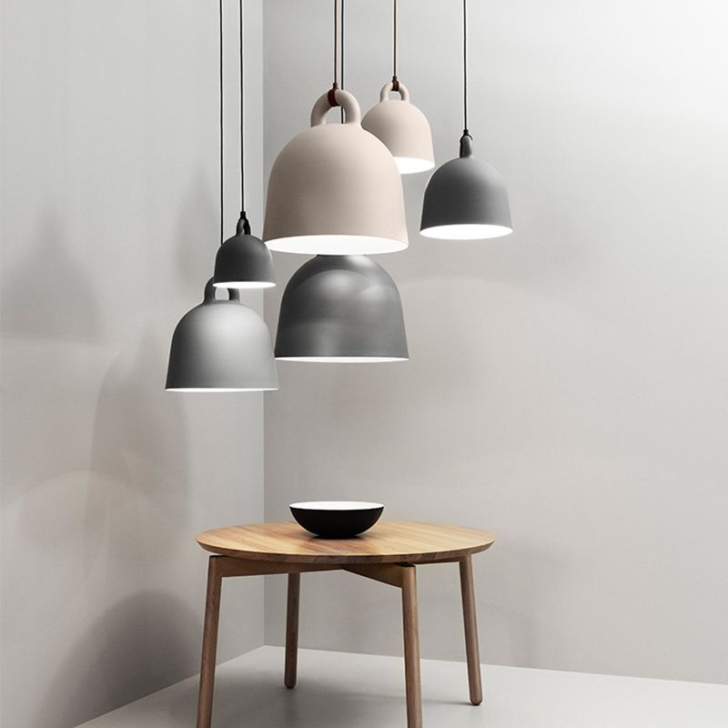 Resina de macarrones de estilo nórdico lámpara colgante de hojas de mano con forma de accesorio de iluminación de suspensión de 1 luces para dormitorio