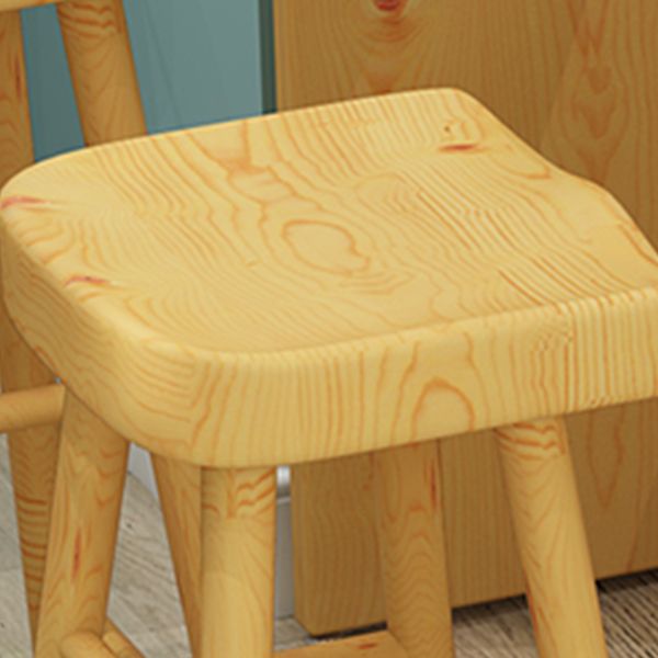 1/2/3 Pieces Solid Wood Bar Table and Stools Contemporary Bar Pub Table Set