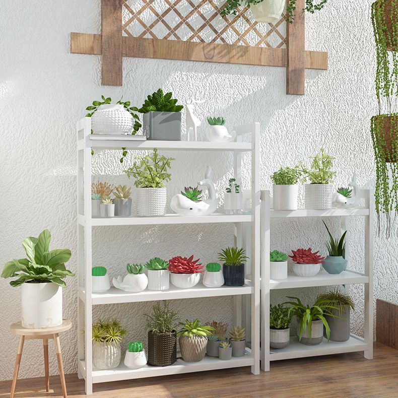 Open Bamboo Home Bookshelf Modern Etagere Shelf Bookcase with Shelves