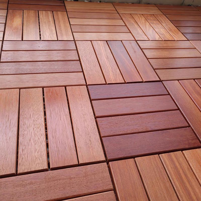 Outdoors Mildew Resistant Laminate Floor Dark Wood Laminate Plank Flooring