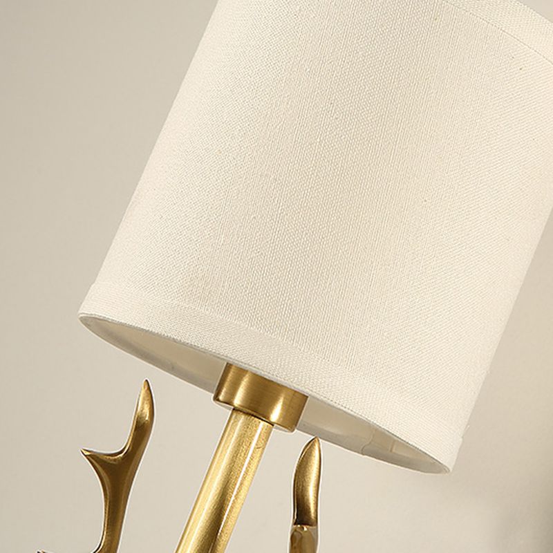 1 Light Cylinder Wall Mounted Light Fixture Modern Style Metal Wall Sconce Light