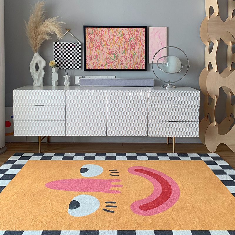 Stijlvolle moderne tapijt geometrische print polyester gebied Tapijt niet-slip achterste ruggebied tapijt voor woonkamer