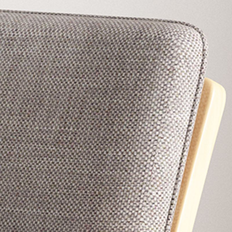 Linen Arm Chair 28.34" Wide Solid Wood Frame Chair for Bedroom