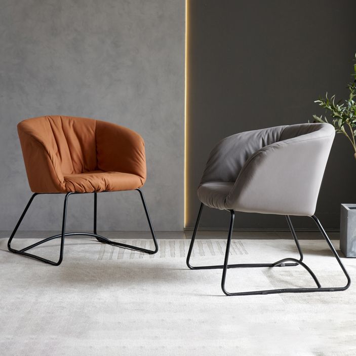 Moderner schwarzer fester Rücken -Essarm Stuhl Metall Küche Essarm Stuhl