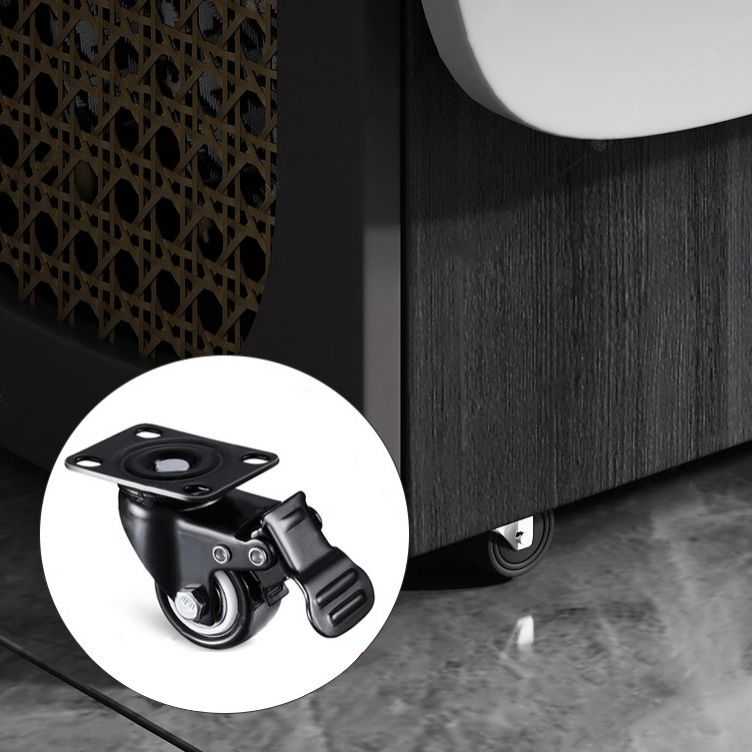 Mesa de comedor de piedra sinterizada 59 '' plegable Mesa rectángulo moderna con base de caballete