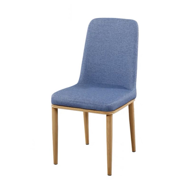 Fixed Minimalist Sintered Stone Top Kitchen Table Set of Light Brown Legs Base for Dining Room