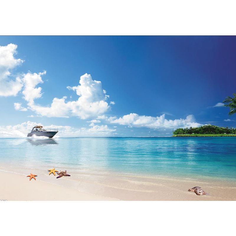 Sky View Mural Wallpaper for Dining Natural Landscape Wall Covering, Personalized