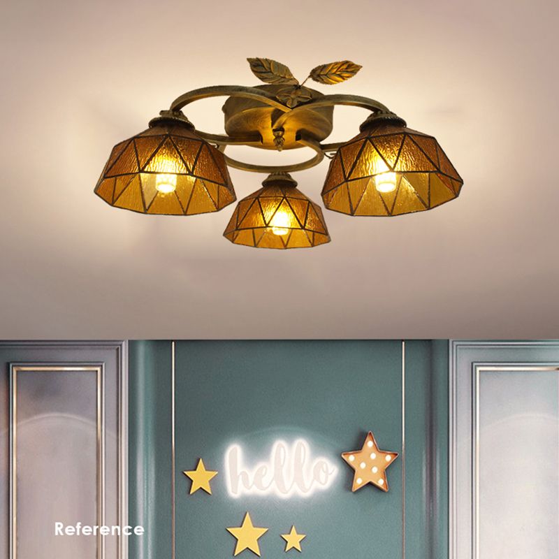 Creative Glass Flush Mount Ceiling Light Modern Flush Mount Ceiling Fixture