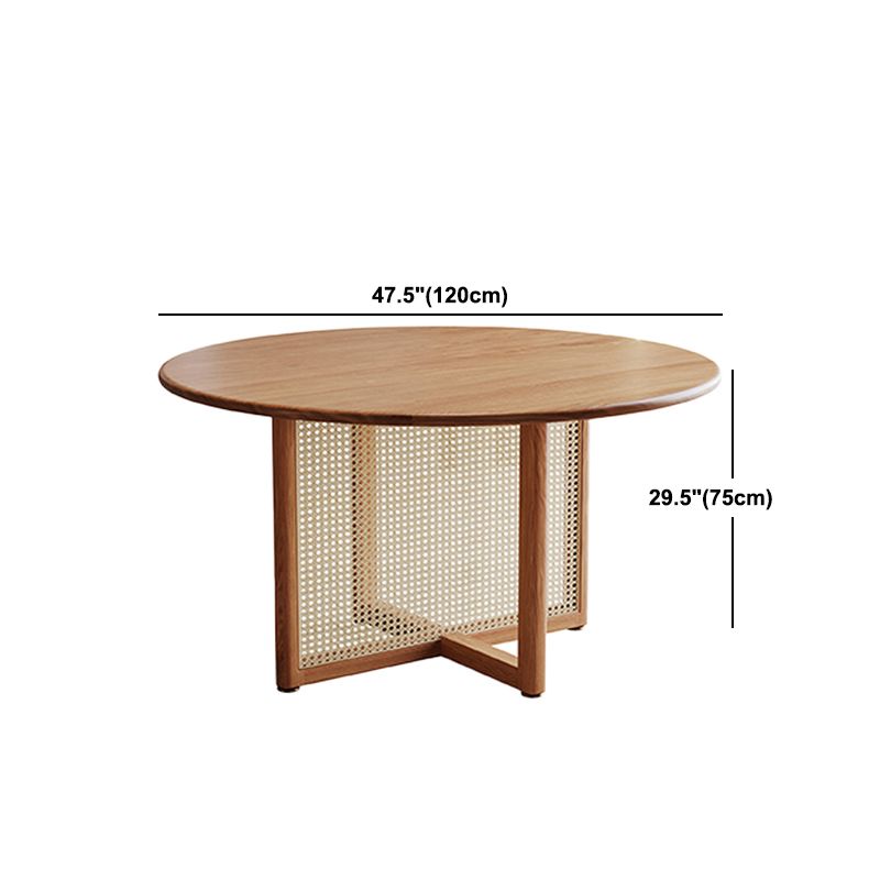 Pine Solid Wood Dining Room Collection Natural Base Modern Dining Site Table