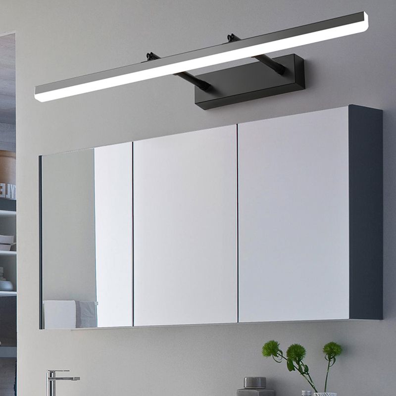 Contemporary Minimalism Style LED Vanity Wall Lighting Linear Vanity Sconce for Bathroom