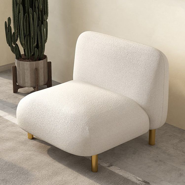 Modern Style Faux Leather Sofa Square Arm Tuxedo Living Room Sofa with Brass Legs