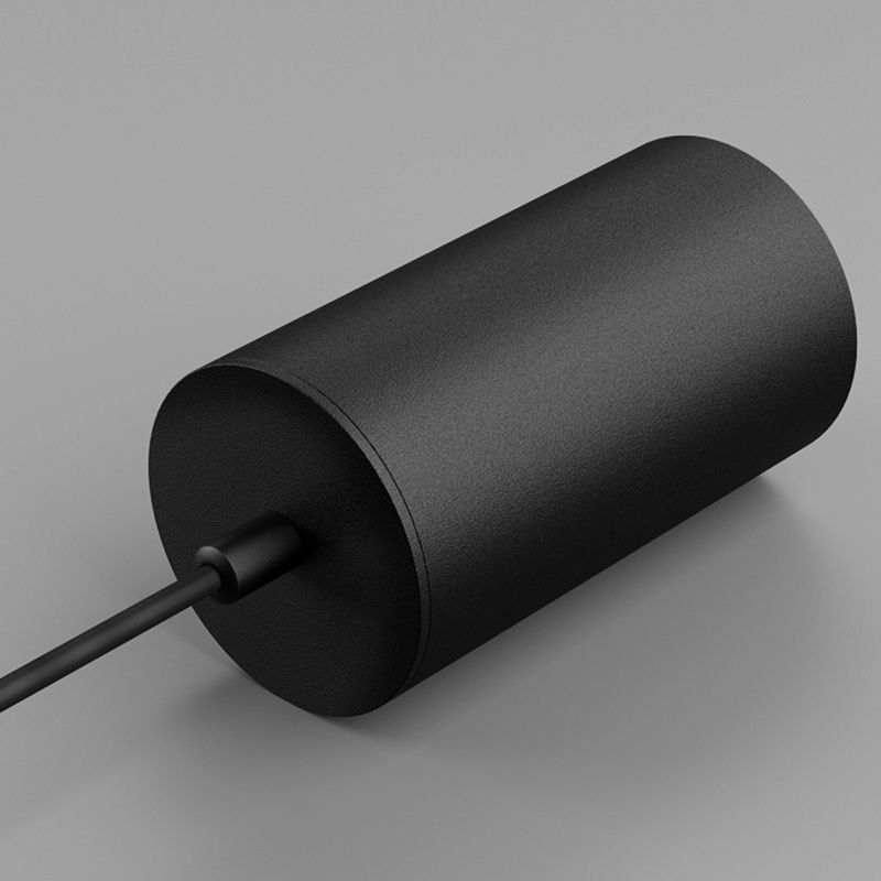 Modern Style Linear Hanging Pendant Light Metal 1-Light Hanging Lamp Kit