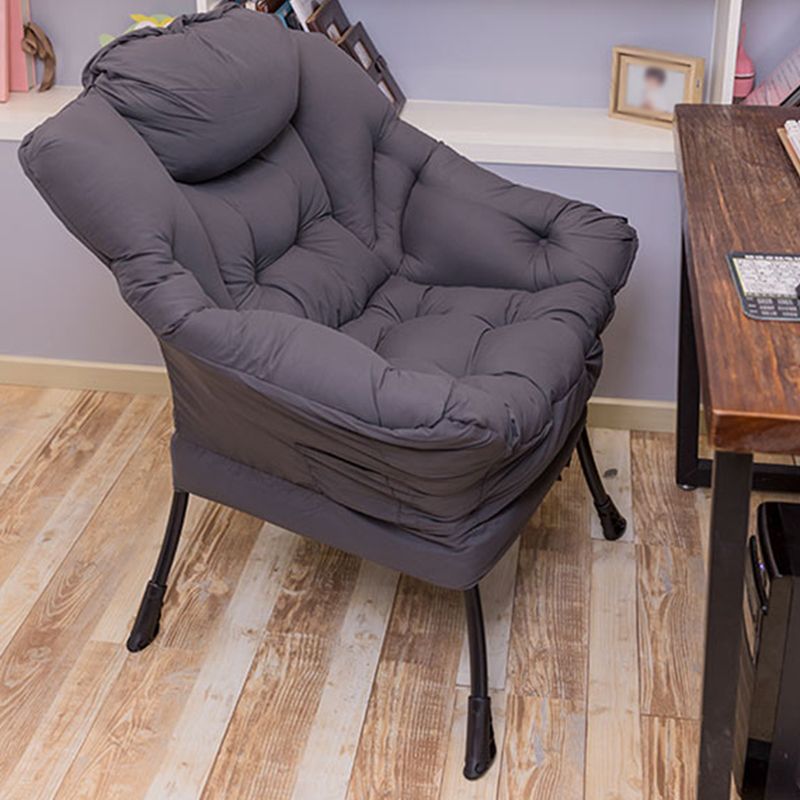 Faux Leather/Faux Fur Chair 31.4" L x 25.5" W x 35.4" H Arms Included Chair