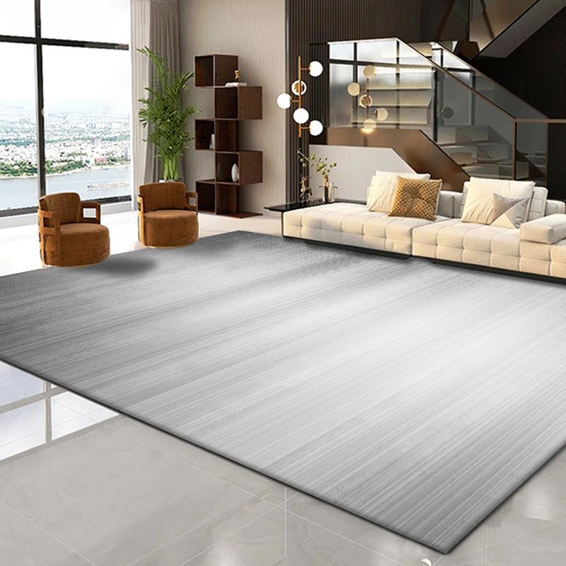 Grijs modern tapijt geometrisch patroon polyester gebied tapijt niet-slip achterste tapijt voor woonkamer