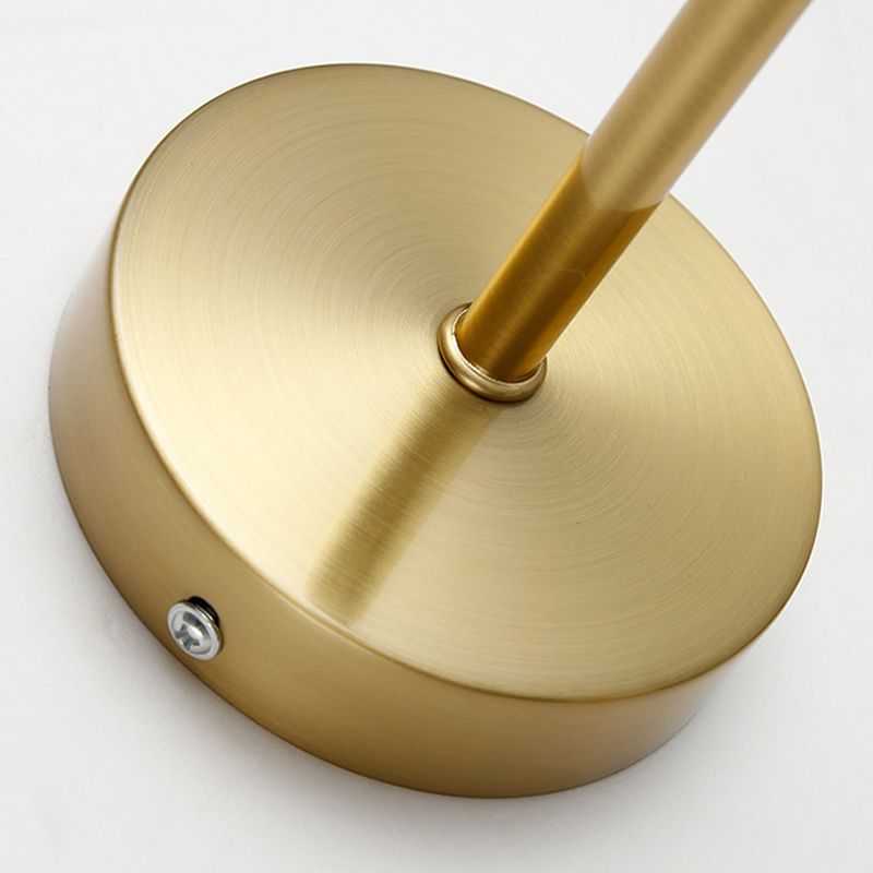 Glass Ball Shade Wall Lighting Modern Style Single Light Wall Mounted Light Fixture