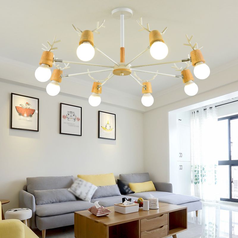 Moderner Stil hängend Kronleuchter Metal Multi -Light Hanging Lamp für Restaurant