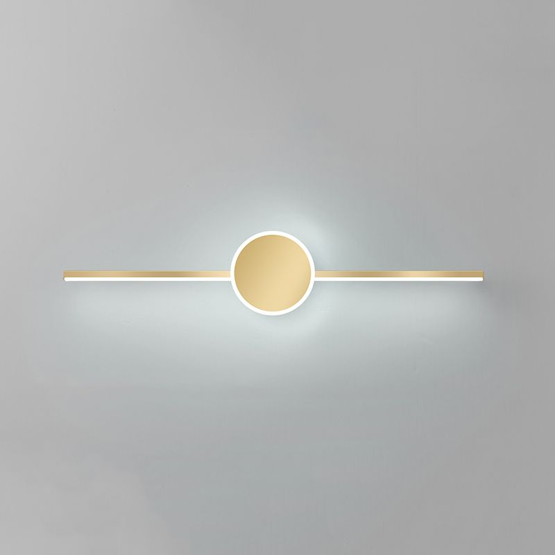 Light Luxury Metal Vanity Light Geometry Vanity Lamp with Acrylic Shade for Shower Room