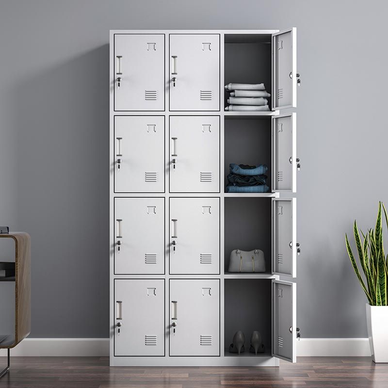 Hinged Modern Wardrobe Armoire Metal Wardrobe Cabinet for Home