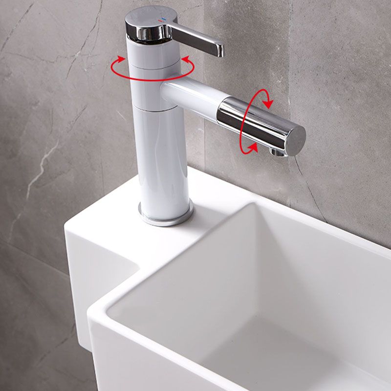 Contemporary Toilet Bowl Wall Mount One-Piece Toilet Flush Toilet (Faucet not Included)