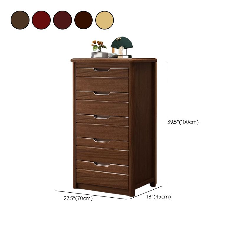 Traditional Storage Chest Solid Wood Storage Chest Dresser with 3/4/5 Drawers