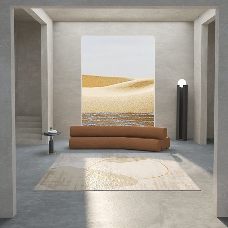 Artistical Indoor Rug Modern PVC Carpet Stain Resistant Area Rug for Living Room