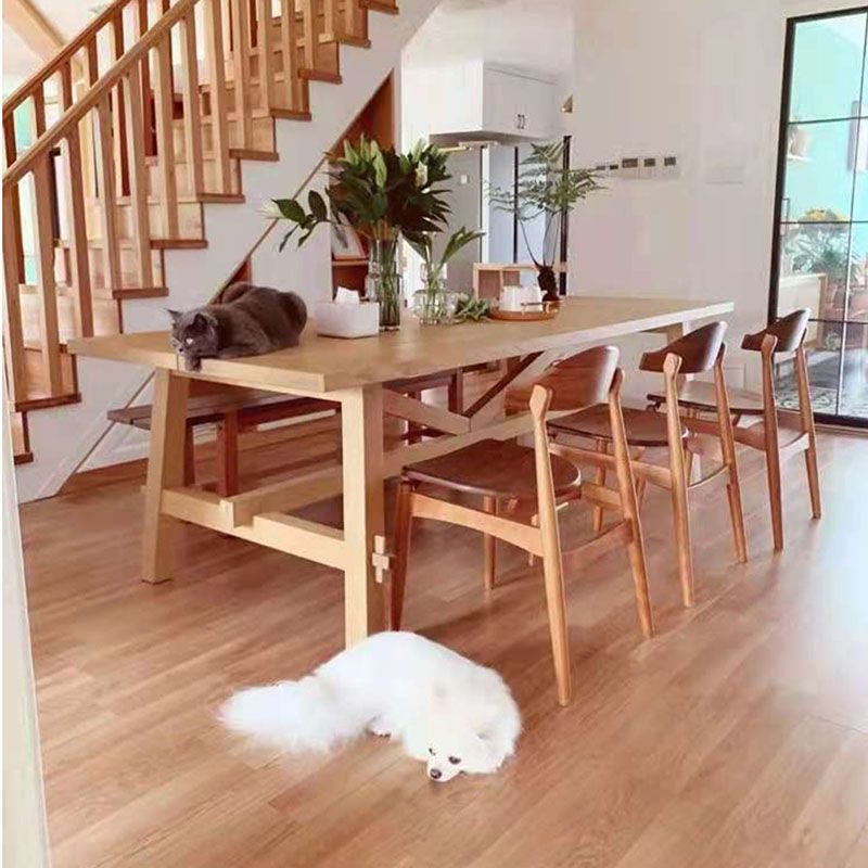 Simplicity Style Dining Table Rectangle Table for Home Kitchen