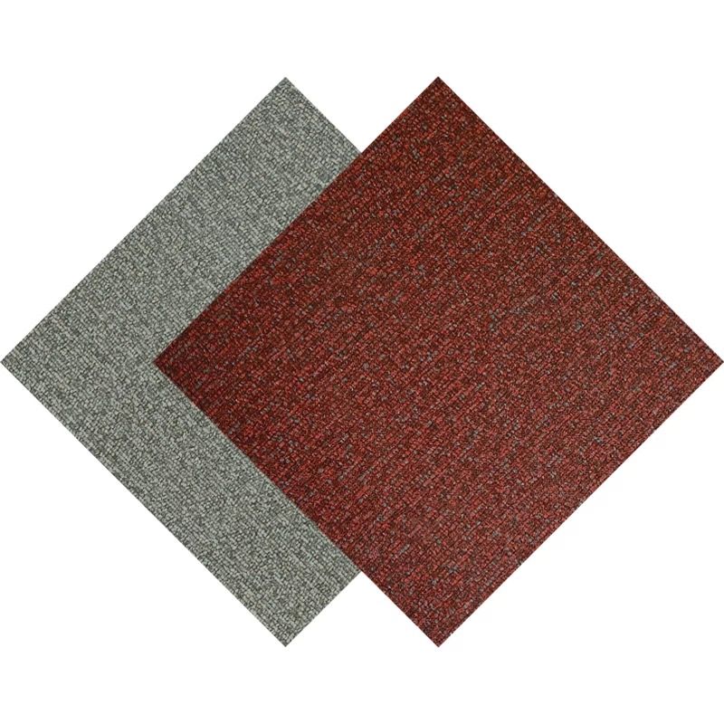 Square Plastic Floor Water Resistant Peel & Stick Floor Tile Floor Leather