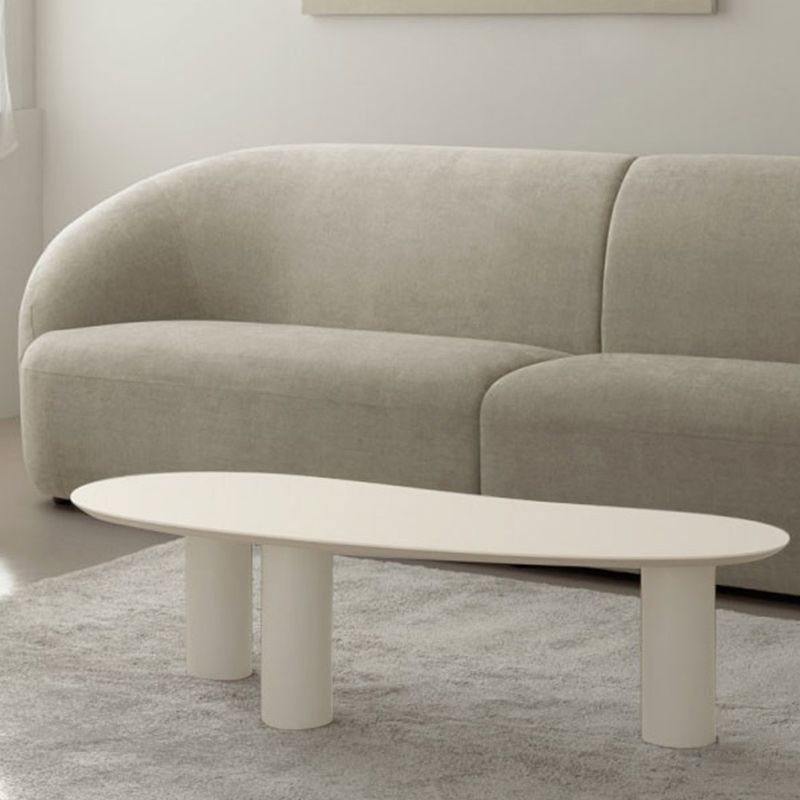 Wooden Geometric Contemporary Coffee Table 3 Legs Coffee Table