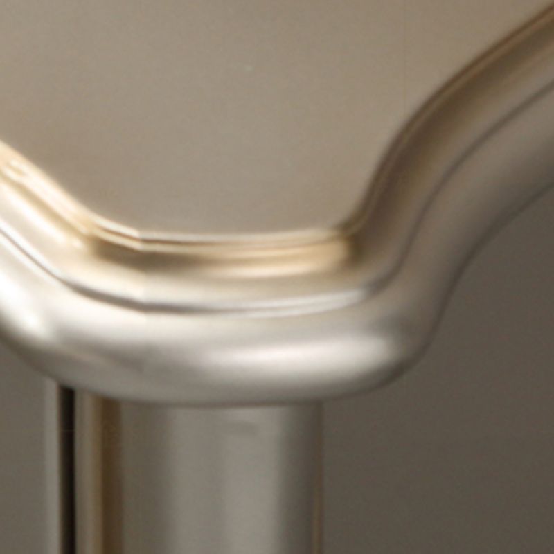 Victorian Upholstered Bed Frame with Nailhead Mattress Included Solid Wood Standard Bed