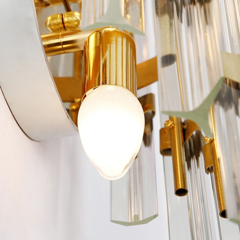 Soggiorno SCONCE LUCE LUCE Crystal Crystal 3/5 Luci Affronta del supporto a parete