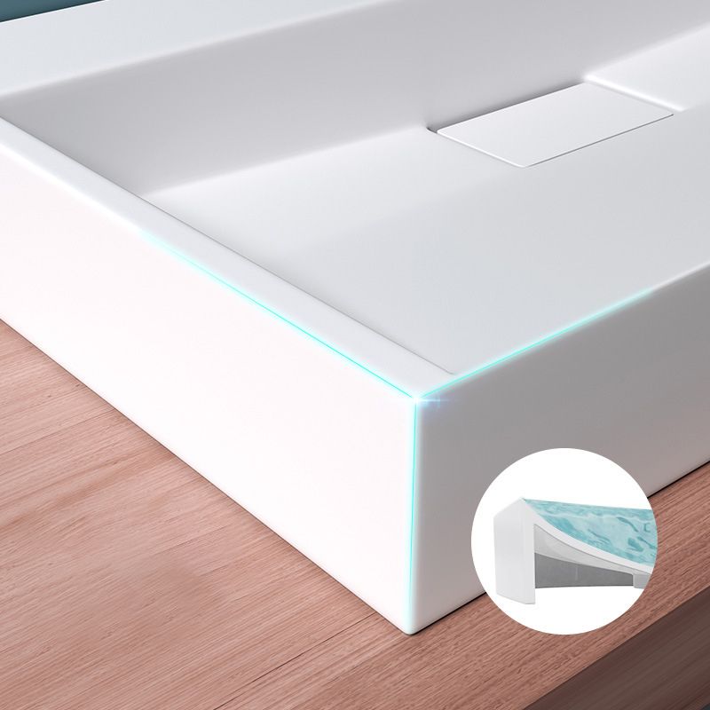 Modern Stone Bathroom Sink Square No Craftsmanship Bathroom Sink
