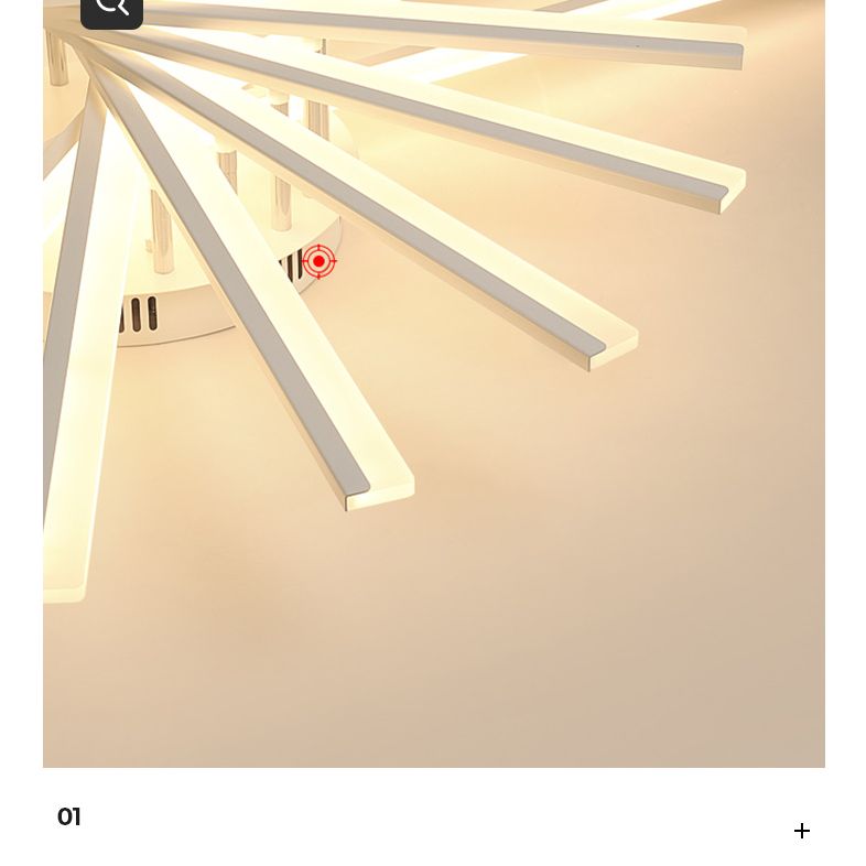 Sputnik LED LED Flush Chandelier MODER