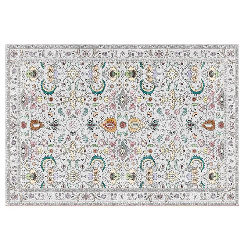 Tappeto multicolore tappeto tappeto poliestere etnico floreale tappeto per interni tappeti per soggiorno
