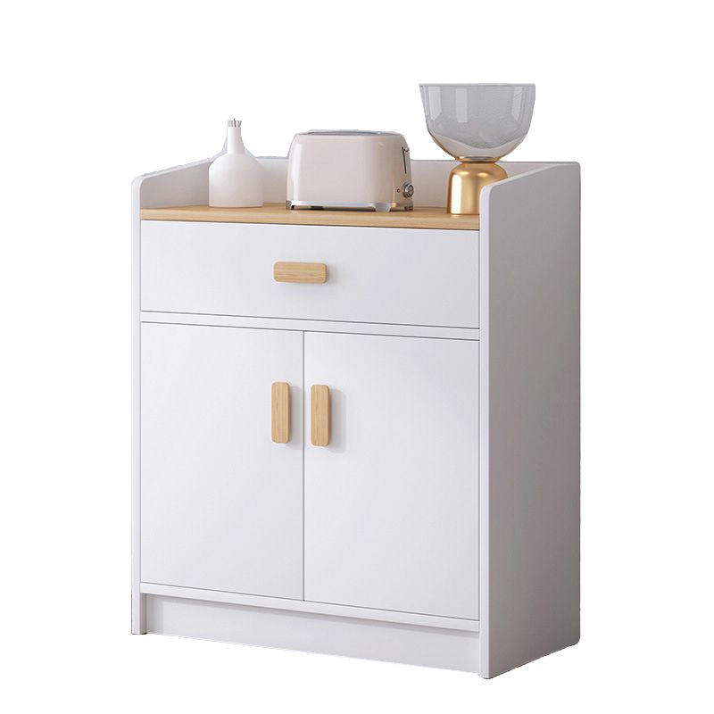 13.77" Wide Accent Chest with Drawer Contemporary Wood Chest with Door