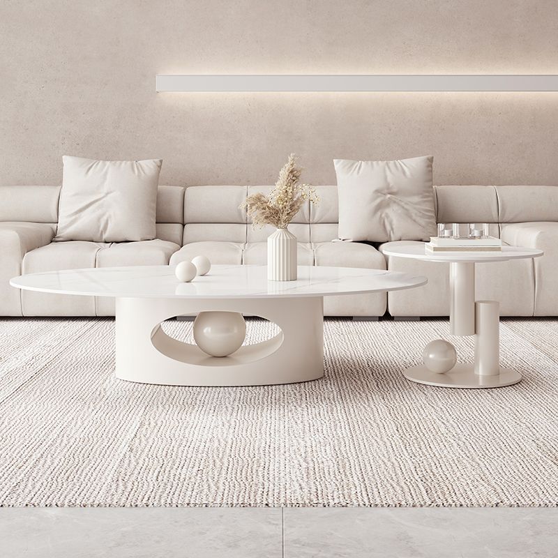 Minimalism Abstract Coffee Table Slate Geometric Coffee or End Table