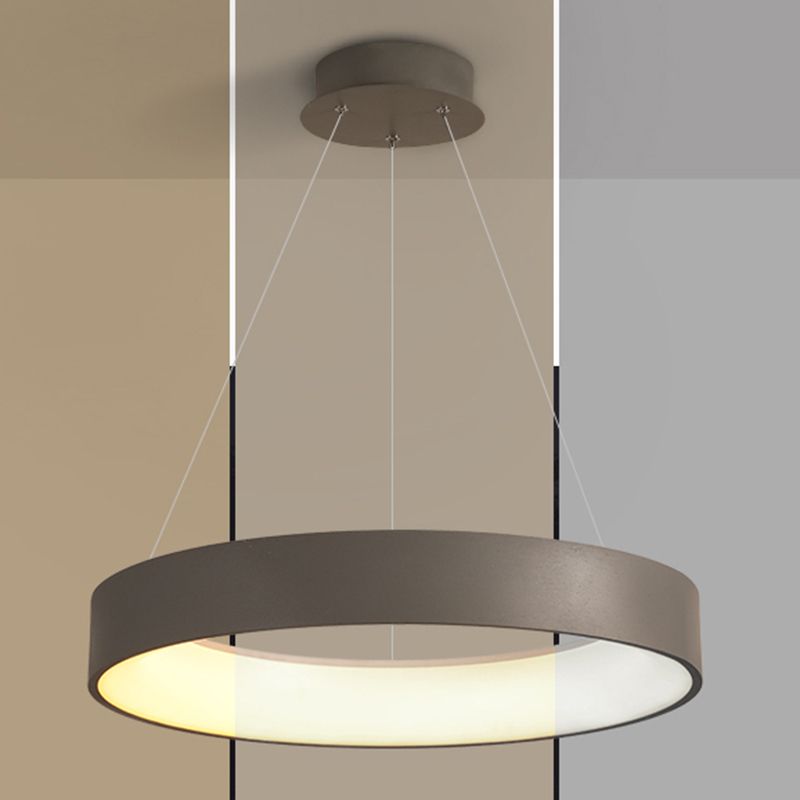Modern Simple Style LED Pendant Light Living Room Hanging Light Fixture