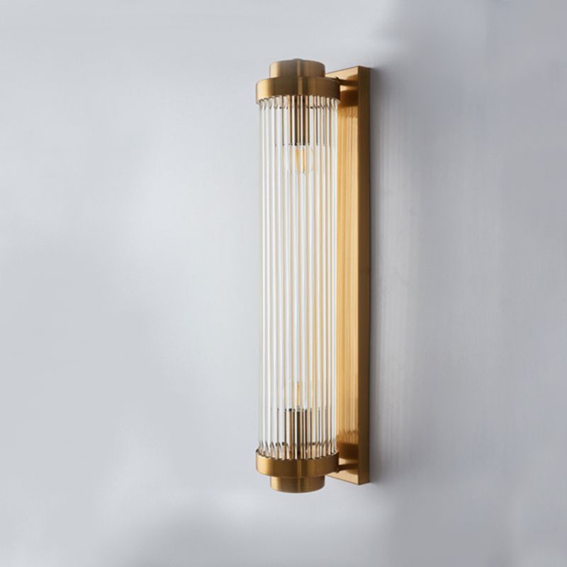 Crystal Geometric Shade 2-Lights Wall Sconce Modern Style Wall Mount Light Fixture