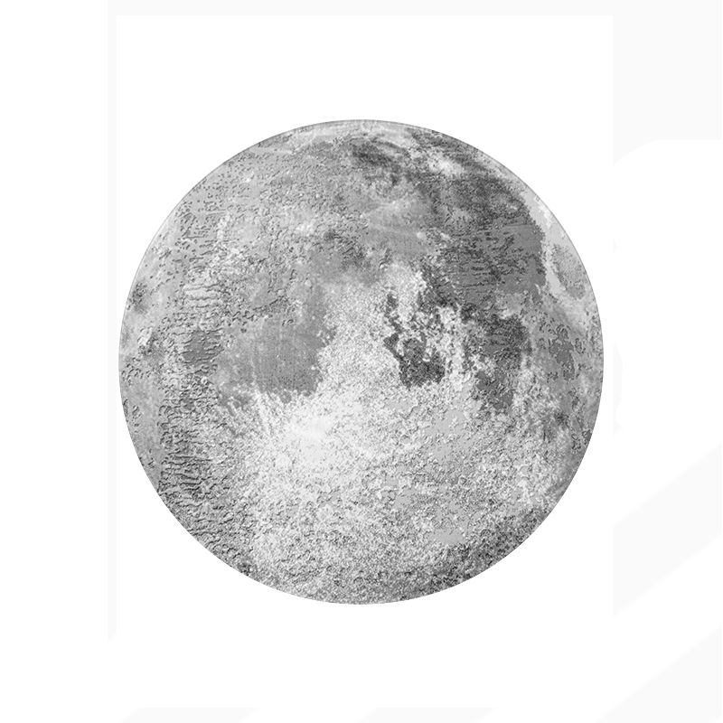 Stylish Grey Modern Area Rug Polyester Rug Easy Care Washable Carpet for Home Decor