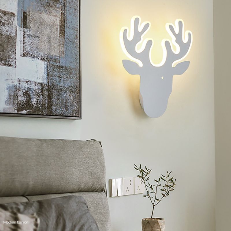 Moderner Stil Geometrischer Schatten Wandleuchten Metall 1 Lichtwandmontierte Beleuchtung