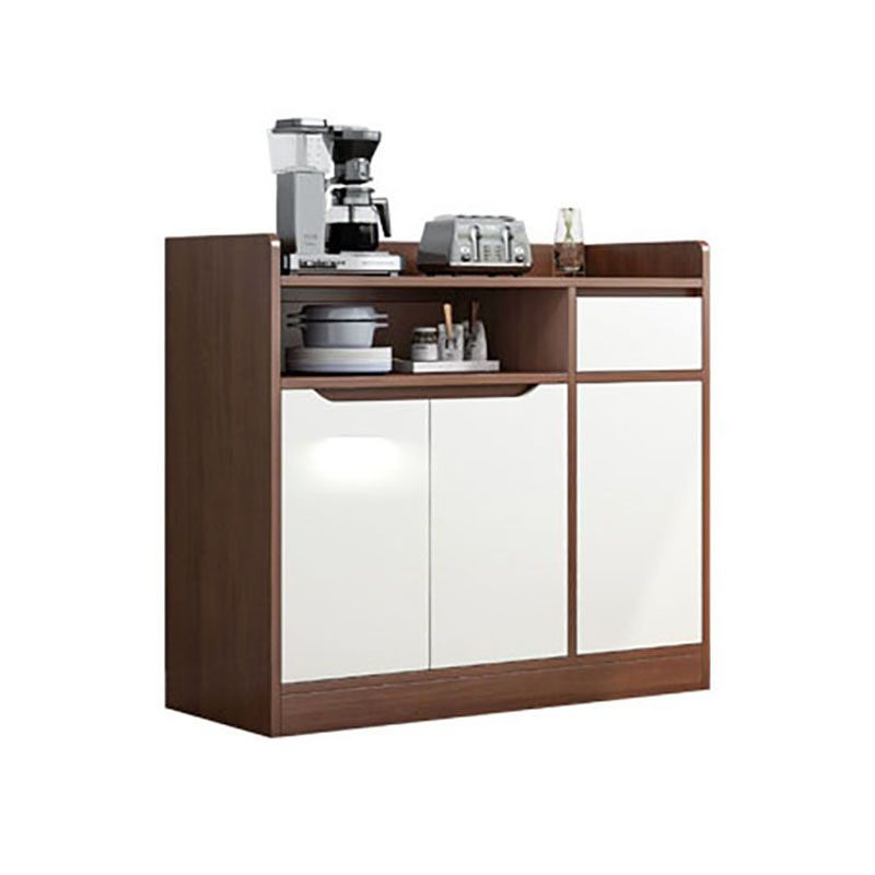 Modern Living Room Buffet/Console Open Storage Cabinets Sideboard Table