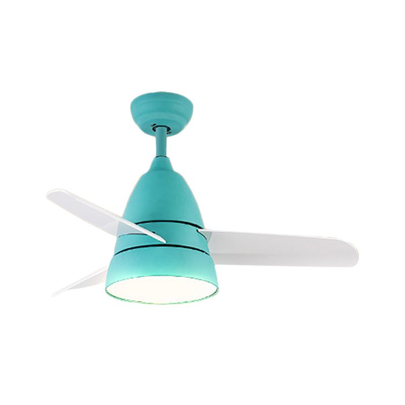 LED LED de 36 "LED PROSSIBLE PRINCIPAGE LAMPE Classic acrylique Conine à montage semi-flush Lumière avec 3 lames