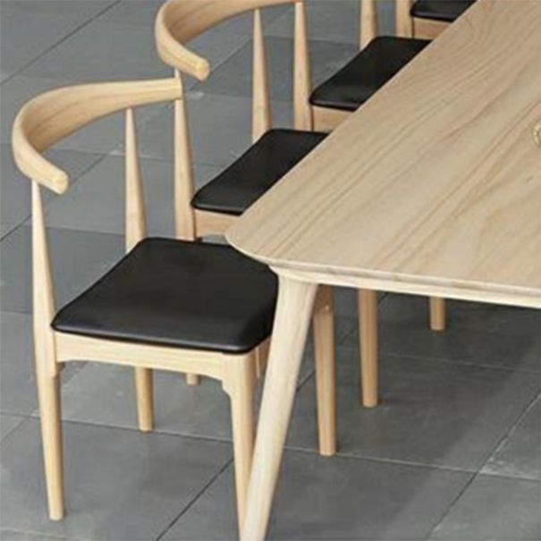 Industrial 1/2/9 Pieces Dining Set Solid Wood Dining Table for Home Use