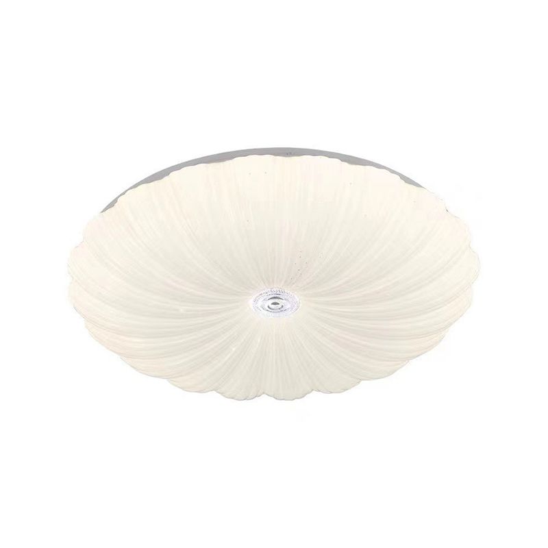 LED Ceiling Mount Light White Ceiling Light with Acrylic Shade for Living Room