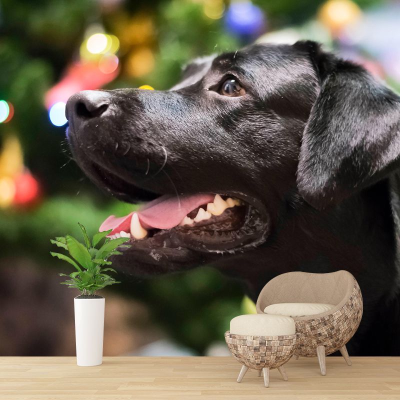 Lovely Labrador Mural Wall Decor Living Room Wall Covering for Decoration