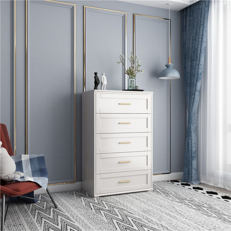 Classic Glam Storage Chest Solid Wood Storage Chest Dresser , 17.55 Inch Width