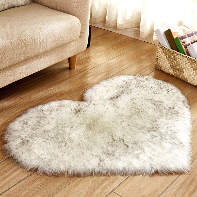 Modern Solid Color Carpet Leisure Polyester Shag Rug Non-Slip Backing Carpet for Living Room