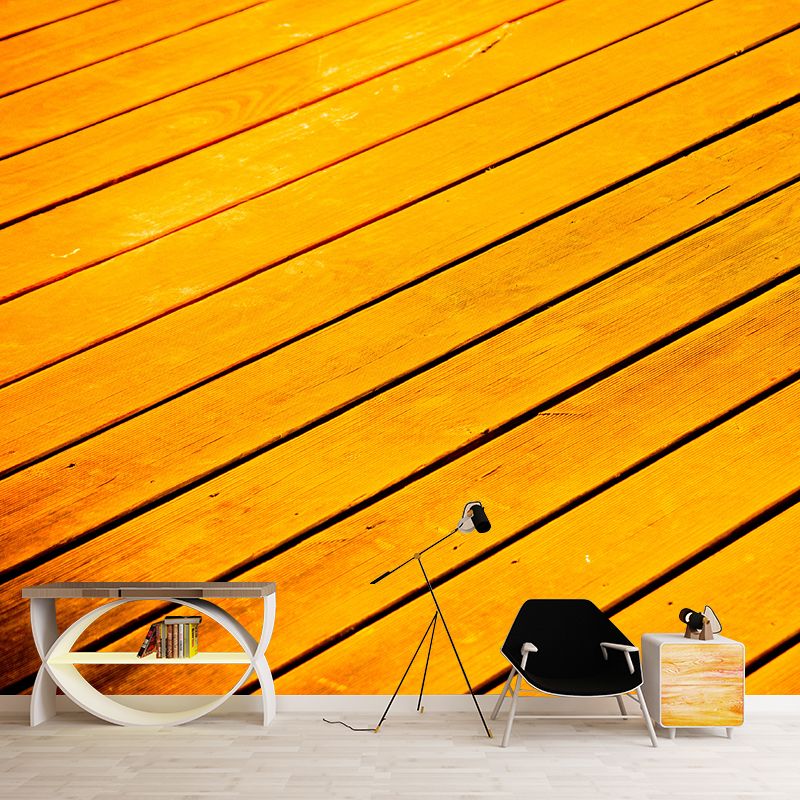 Wooden Mural Personalized Size Wall Covering for Sleeping Room, Stain Resistant