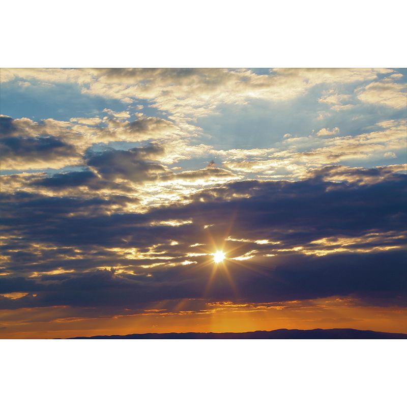 Sitting Room Wall Mural Mildew Resistant Sky Mural Photography