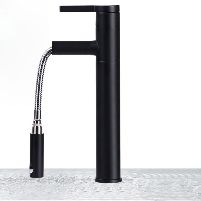 Modern Bathroom Sink Porcelain Solid Color Rectangular Vessel Sink with Pop-Up Drain
