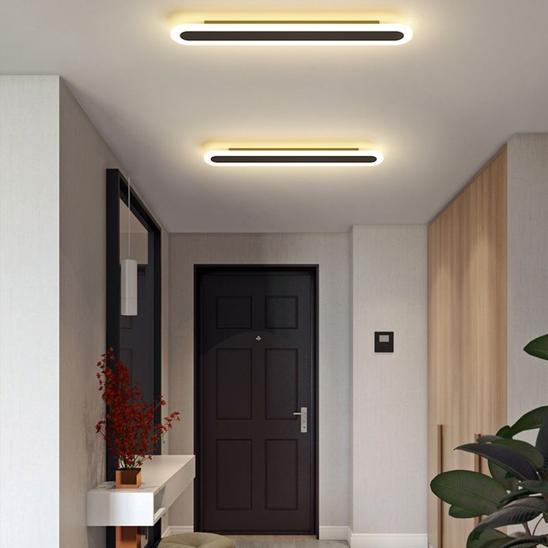 Langstreifen Schatten Wandbeleuchtung moderner nordischer Metall 1 Light Leuchtenlampe